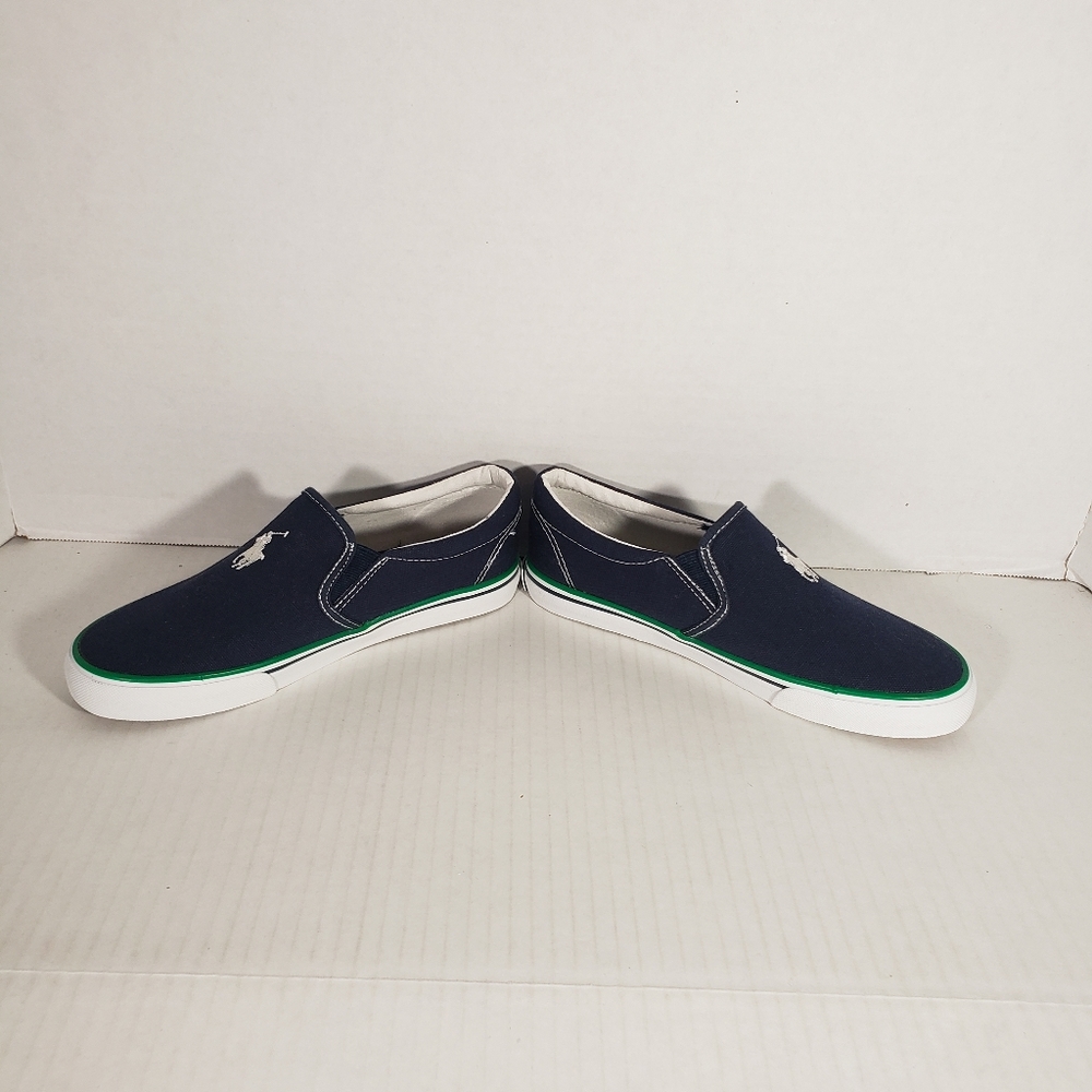 NWOT Boy's Ralph Lauren Polo Morees Low Sneakers - Picture 3 of 6
